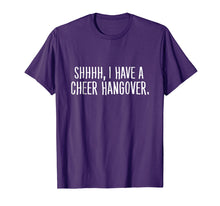Load image into Gallery viewer, Shhh I Have A Cheer Hangover T-Shirt
