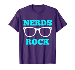 Nerds Rock T Shirt Gamer Geek Fun Cute Nerd Shirt Boy Girl
