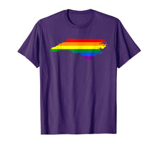 Load image into Gallery viewer, North Carolina Rainbow Flag T-Shirt
