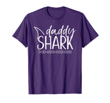 Load image into Gallery viewer, Mens Daddy Shark Doo Doo Fathers Day Gift T-Shirt
