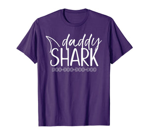 Mens Daddy Shark Doo Doo Fathers Day Gift T-Shirt