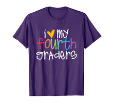 Load image into Gallery viewer, 4th Grade Teacher Shirts - I Love My Fourth Graders
