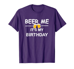 Beer Me It's My Birthday T-shirt Emoji Birthday Gifts Tee