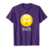 Load image into Gallery viewer, Meh Bored Emoji Face T-Shirt
