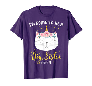 I'm Going To Be A Big Sister Again Cat Caticorn Unicorn Love