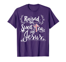 Load image into Gallery viewer, Raised on Sweet Tea &amp; Jesus - Jesus Surfed Christian T-Shirt
