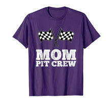 Load image into Gallery viewer, Mom Pit Crew | Hosting Car Race Birthday Party T-Shirt
