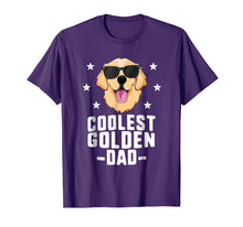 Load image into Gallery viewer, Coolest Golden Dad T-Shirt for Men Retriever New Dog Owner
