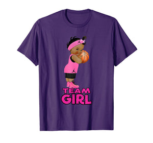 Ethnic Basketball Team Girl Baby Shower T-Shirt