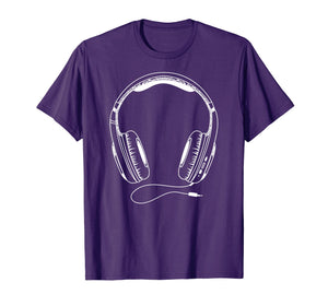 Music Headphones Tshirt for Men or Women