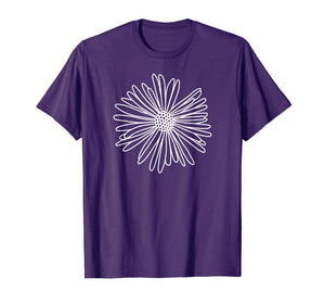 Daisy Flower Botanical Wildflower Art T-Shirt