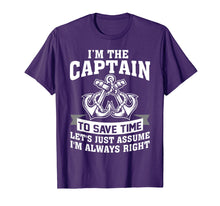 Load image into Gallery viewer, Captain Of The Boat Shirts

