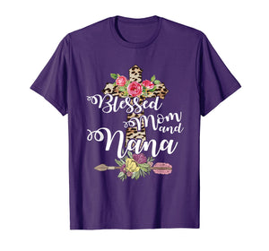 Blessed To Be Called Mom And Nana Tshirt Mothers Day Gift