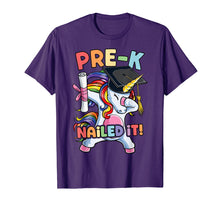 Load image into Gallery viewer, Dabbing Unicorn Pre-K Graduate Graduation 2019 Nailed It Dab T-Shirt
