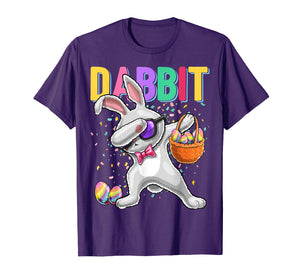 Dabbit Dabbing Easter Bunny Shirt Easter Egg Basket Gift Kid
