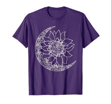 Load image into Gallery viewer, Moon And Sun Inside Sunflower Graphic T-Shirt
