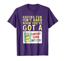 Load image into Gallery viewer, Arthur T Shirt Having Fun Isn&#39;t Hard Library Card
