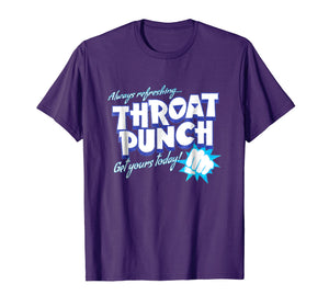 Distressed Refreshing Throat Punch T-Shirt Blue