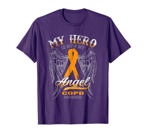 My Hero Is Now My Angel COPD AWARENESS T-shirt