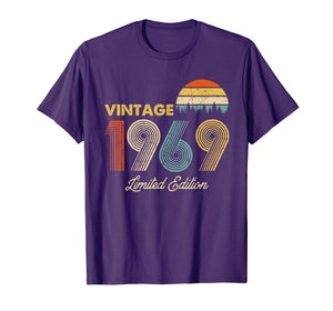 Made in 1969 - Shirt - Vintage 1969 50th Birthday Gift T-Shirt