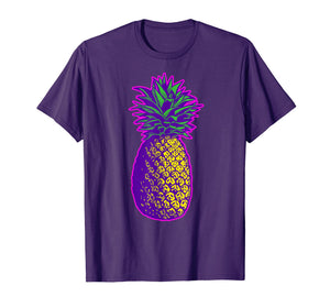 Colorful Pineapple Vintage Illustration T-Shirt