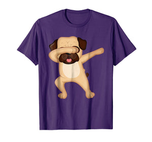 Dabbing Pug Shirt - Funny Cute Pug Dab Tshirt Gift