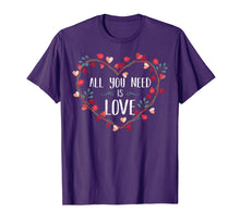 Load image into Gallery viewer, All You Need Is Love T-Shirt St Valentine&#39;s Day Kids &amp; Women
