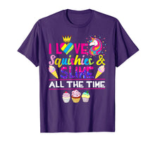 Load image into Gallery viewer, Love Squishies &amp; Slime Time Rainbow Unicorn Narwhal T-Shirt
