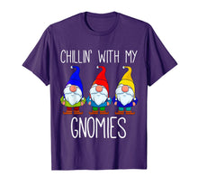 Load image into Gallery viewer, Chillin With My Gnomies, Christmas Garden Gnome Xmas God Jul T-Shirt
