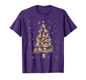 Cute Frog Christmas Tree gift decor Xmas tree T-Shirt