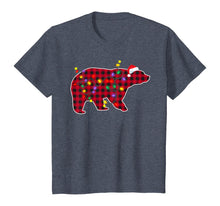 Load image into Gallery viewer, Christmas Decorations Red Plaid Buffalo Bear Xmas Pajamas T-Shirt
