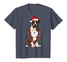 Load image into Gallery viewer, Boxer Dog Christmas Lights Xmas Dog Lover T-Shirt

