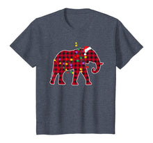 Load image into Gallery viewer, Christmas Red Plaid Buffalo Elephant Xmas Pajamas Family T-Shirt

