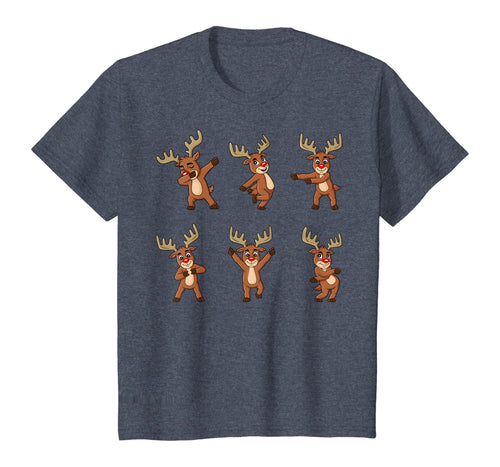 Dancing Reindeer Dance Challenge Boys Girls Kids Xmas T-Shirt
