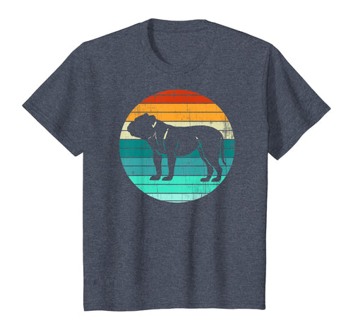 Vintage Retro Style I Really Like Animals Apparel Bulldog T-Shirt