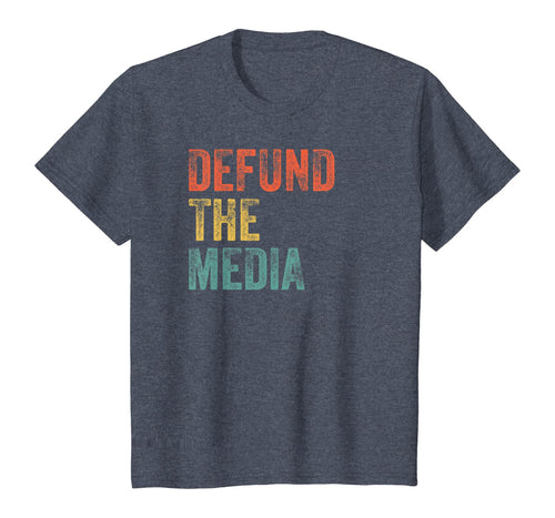 Retro Vintage Defund the media T-Shirt
