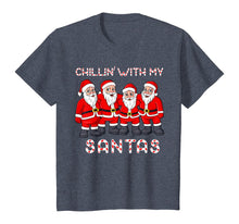 Load image into Gallery viewer, Chillin With My Santas Christmas Boys Girls Kids Xmas T-Shirt
