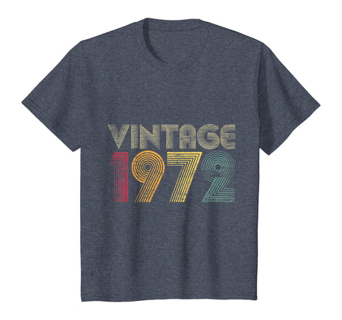 48th Birthday Gifts Year Old - Vintage 1972 T-Shirt