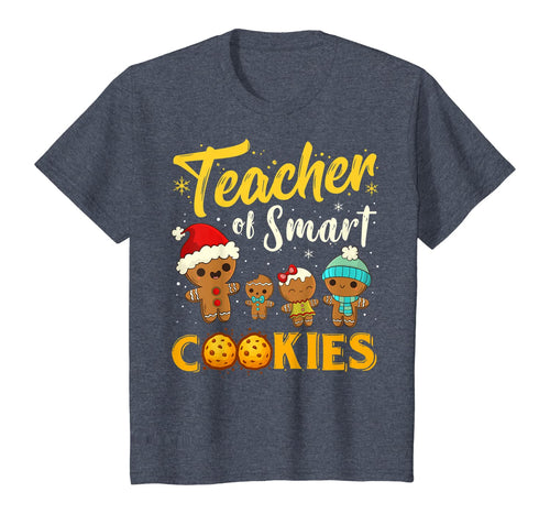 Christmas Teacher Of Smart Cookies Funny Teacher Xmas Gift T-Shirt