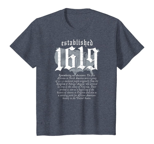 Project 1619 Established American Map Vintage Black History T-Shirt