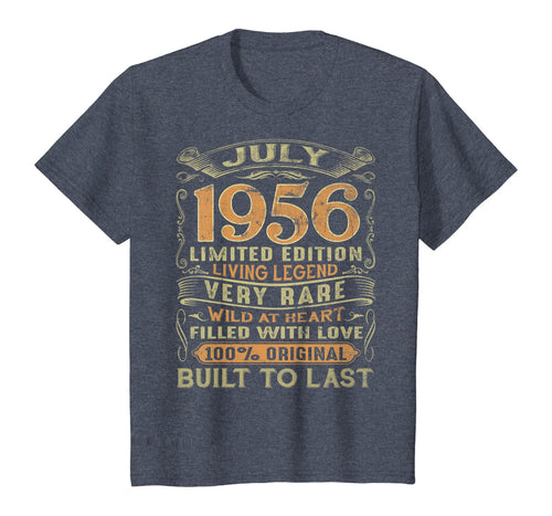 Vintage 64 Years Old July 1956 64th Birthday Gift Ideas T-Shirt