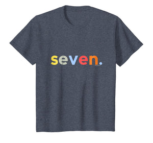 Kids 7th Birthday Shirt for Boys 7 | Kids Gifts Ideas Age 7 Seven