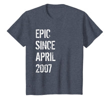Load image into Gallery viewer, 12th Birthday Gift Shirt Boys Girls Born In April 2007
