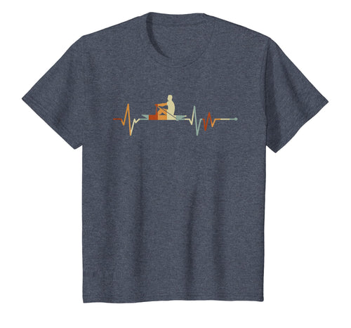 Vintage Rowing Heartbeat-Rowing Shirt Gift
