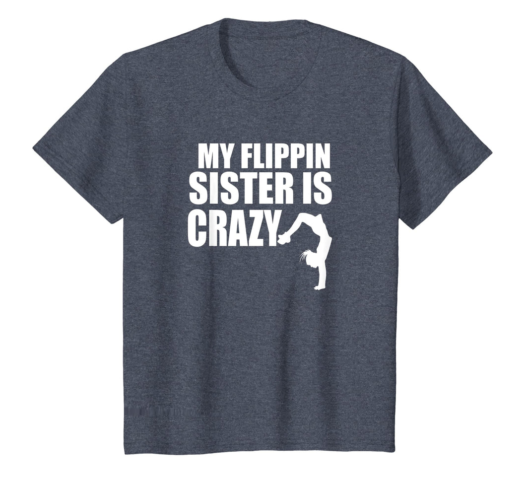 Brother Sister Gymnastics Tumbling Cute Gymnast Flip T-Shirt
