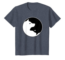 Load image into Gallery viewer, Cool Yin Yang Dog T-Shirt - Cute Shiba Inu Tee - Black White
