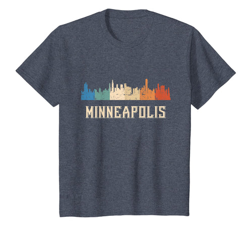 Vintage Retro Minneapolis Skyline Minnesota State T-Shirt