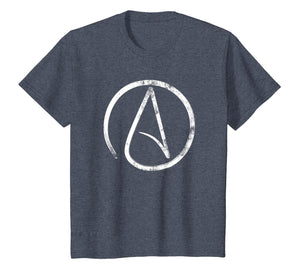 Atheism Symbol T-Shirt distressed Atheist