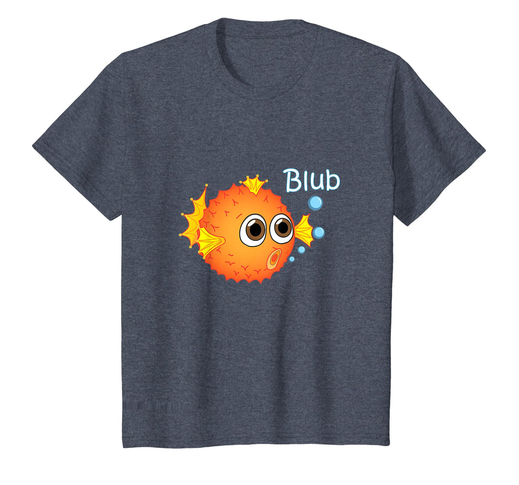 Puffer Fish T-Shirt funny Trendy Balloonfish Tee for Kids