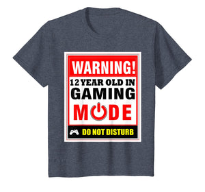 12th Birthday Gamer T-Shirt Boys Girls PC Gaming Tee Shirt